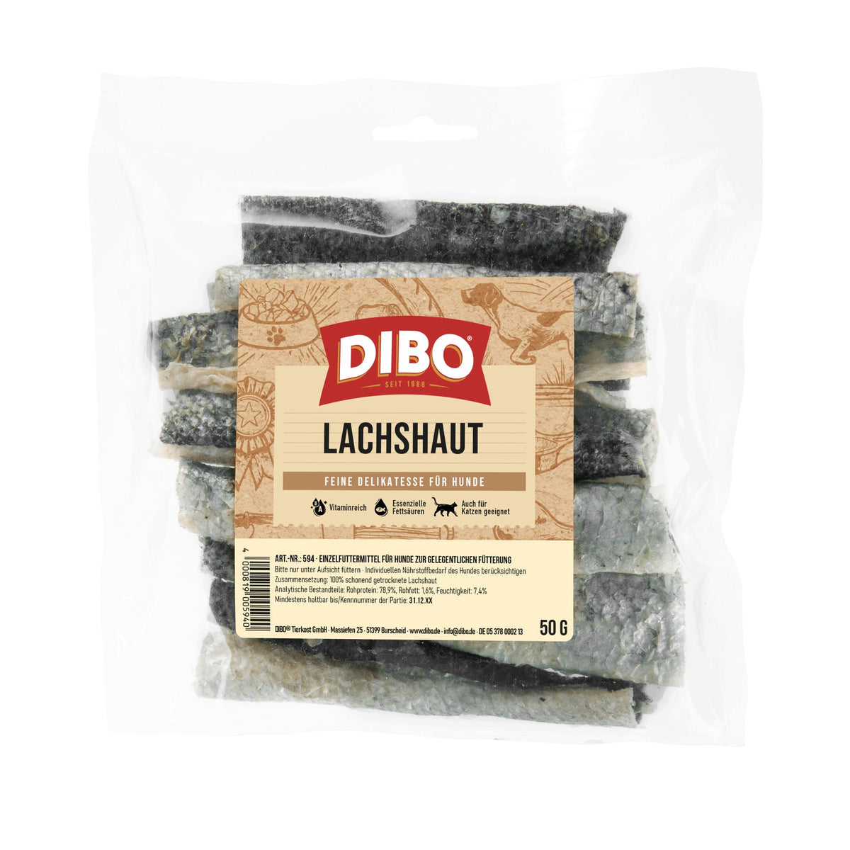 Dibo, salmon skin - 50 g