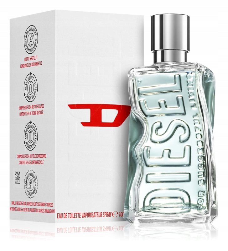 Diesel D 100ml EDT Eau De Toilette For Men's Fragrance For Him