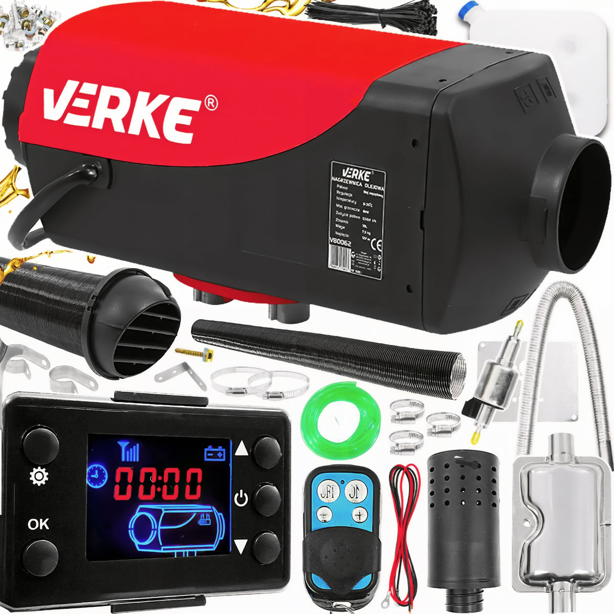 Diesel Heater Oil Blower WEBASTO PARKING HEATING 8kW LCD