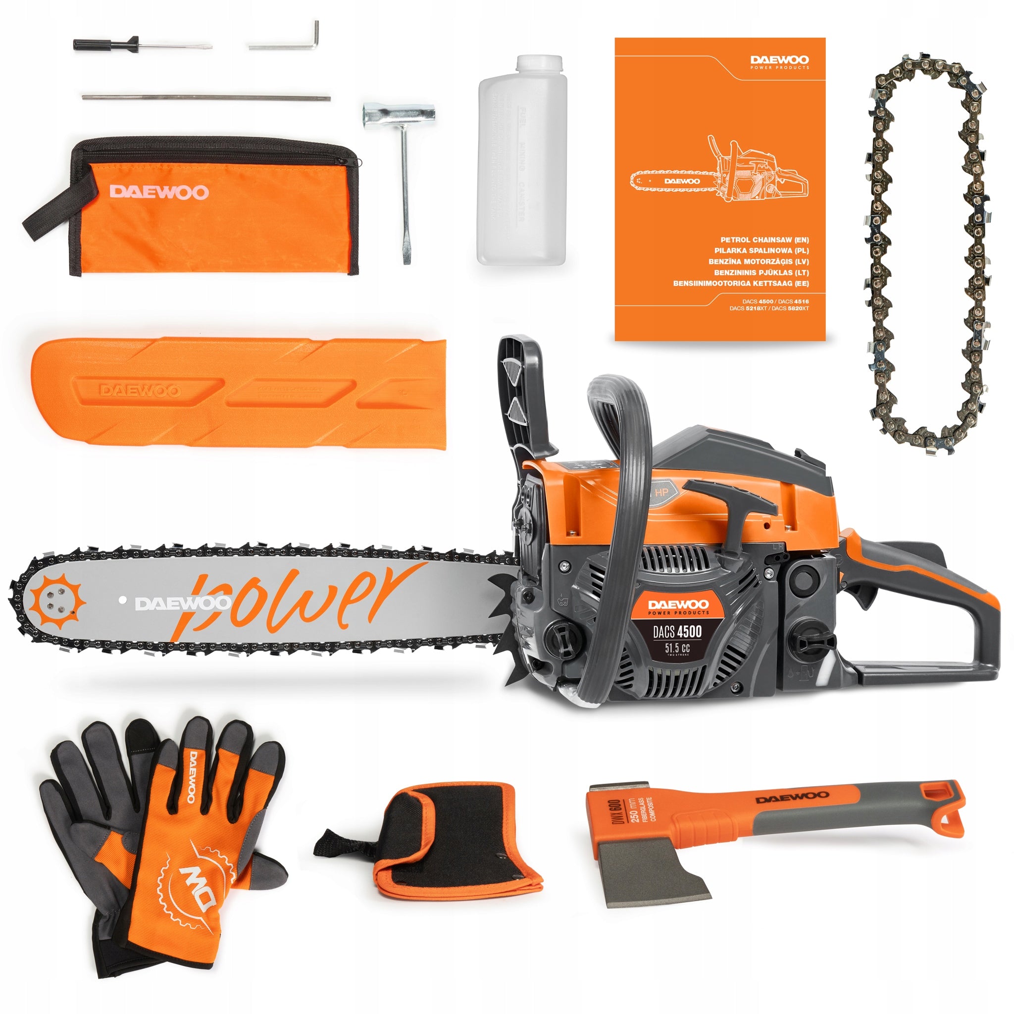 Diesel chainsaw DAEWOO+axe chainsaw