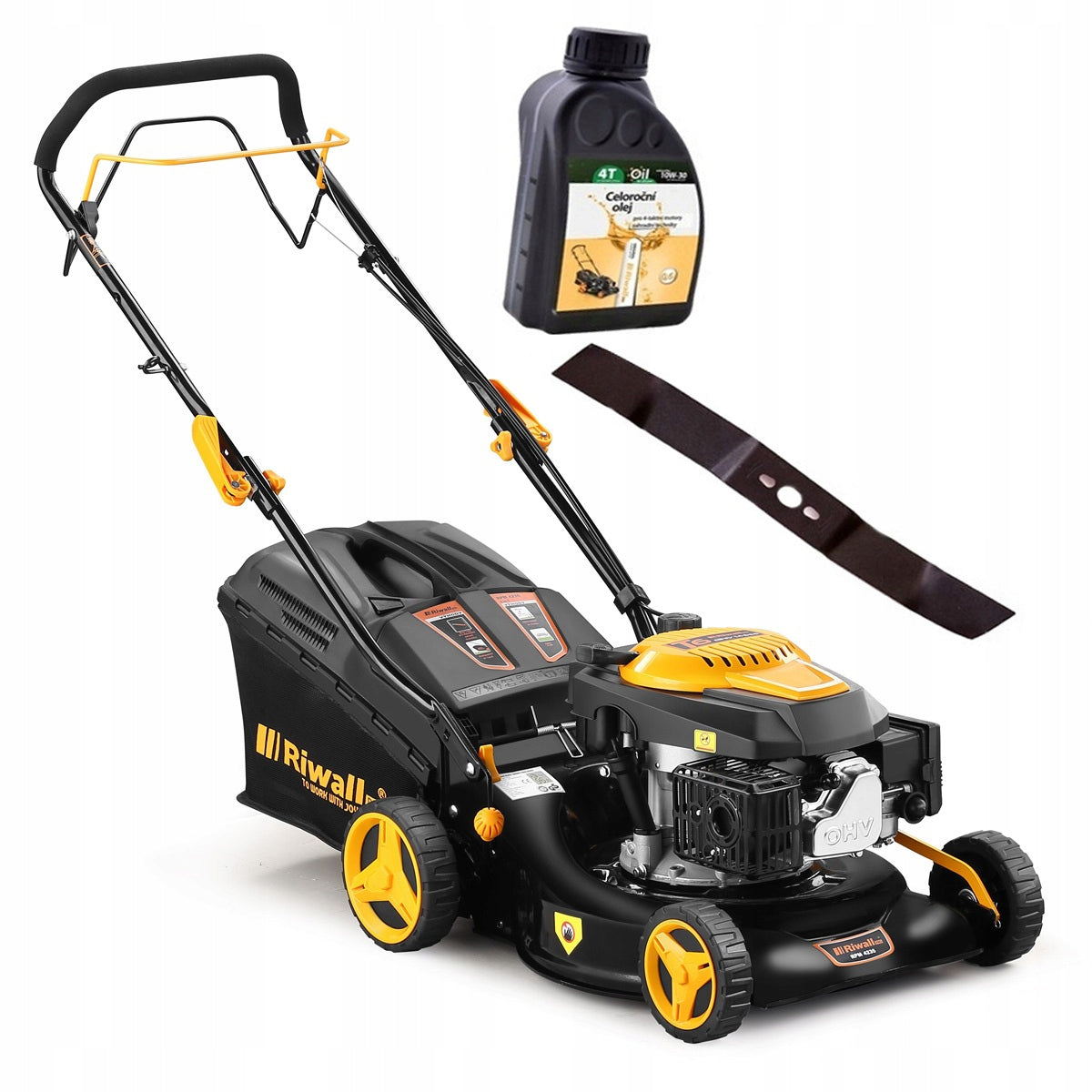Diesel mower Riwall 4234 / 4235 with 45l 42 cm drive Manufacturer code Kosiarka Riwall 4270