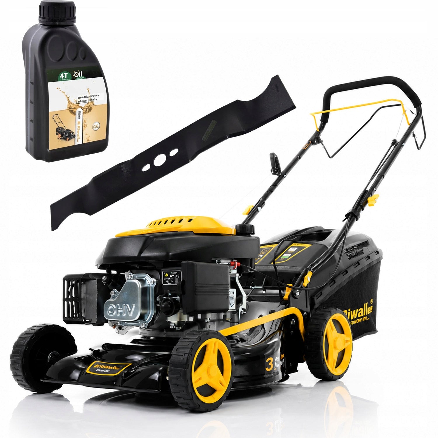 Diesel mower Riwall 4234 / 4235 with 45l 42 cm drive