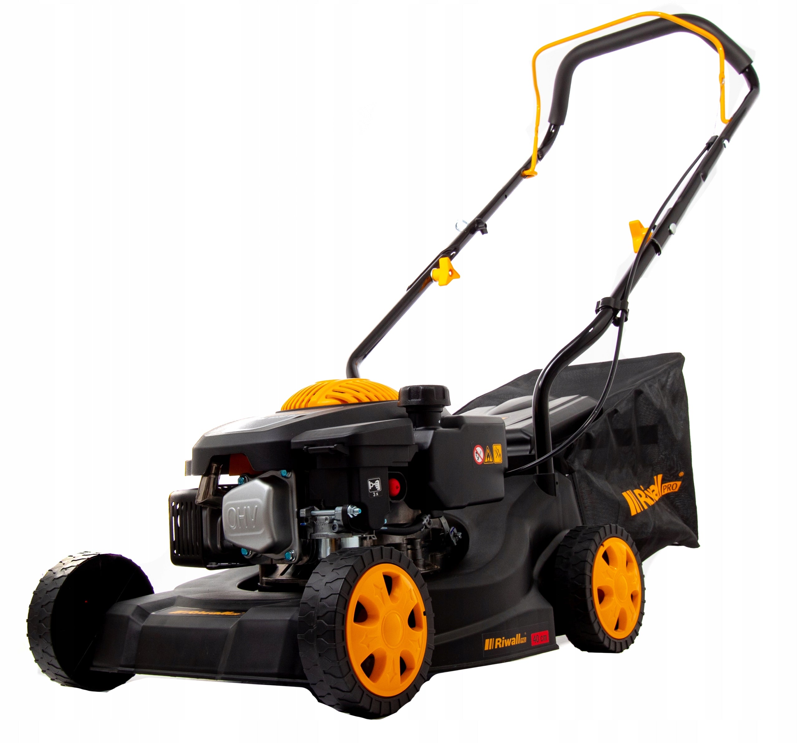 Diesel mower Riwall RPM4032P without drive 40cm after engine 131 cm³ Manufacturer code RPM4032P