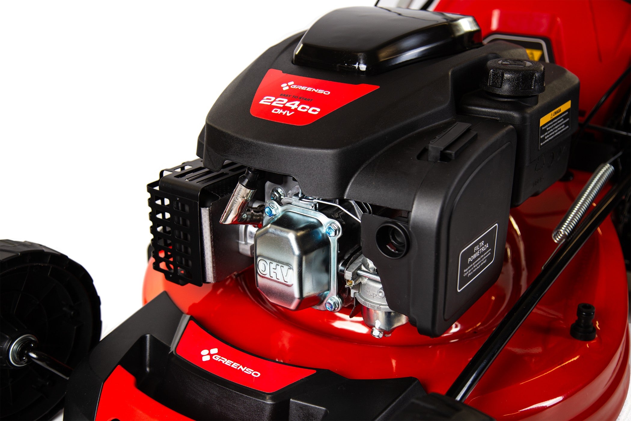 Diesel mower with 6 HP width 56 cm Greenso KS56-G224NE Basket capacity 60 l