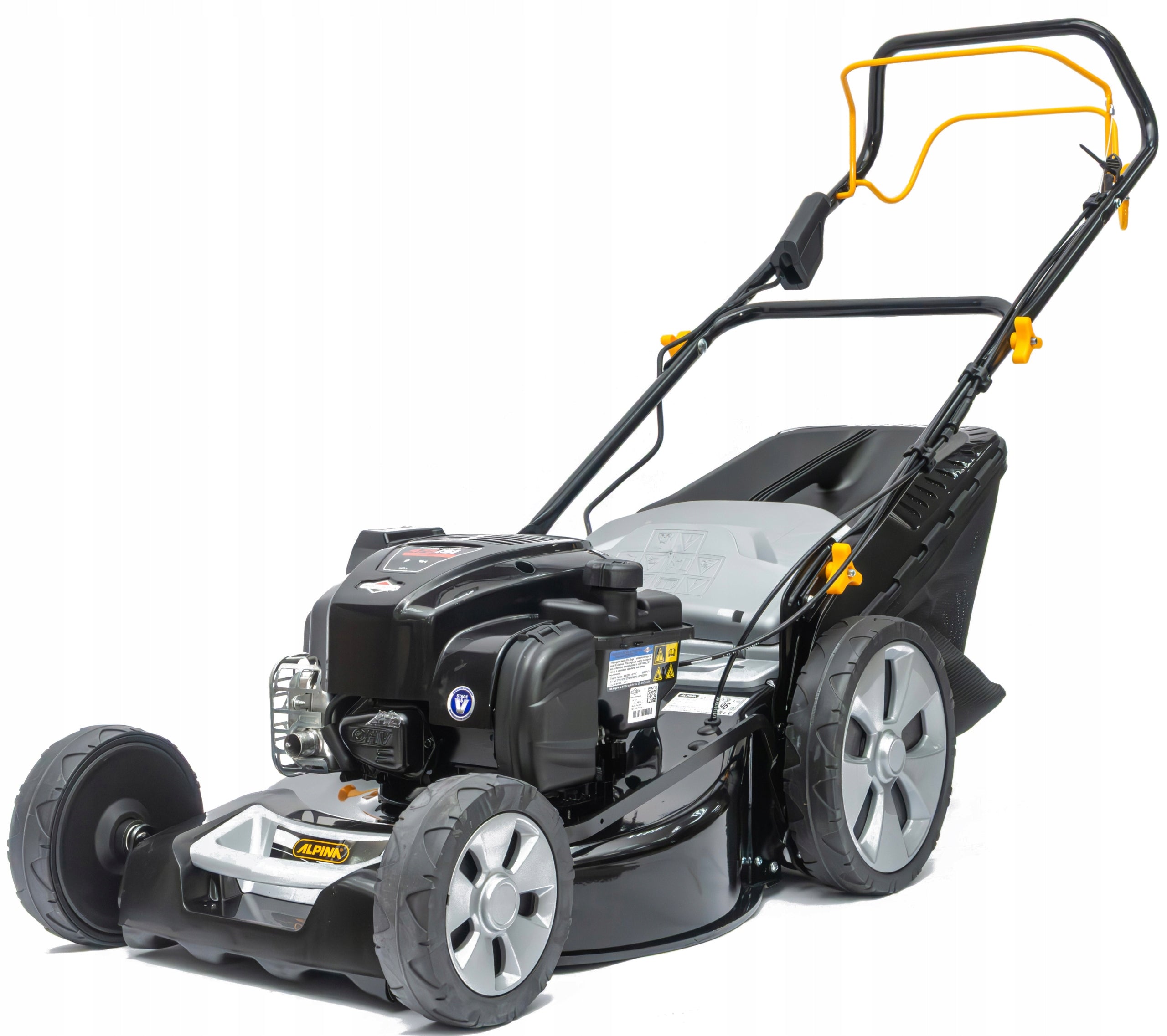 Diesel mower with Alpina Stiga 46 cm Briggs & Stratton engine Brand Alpina