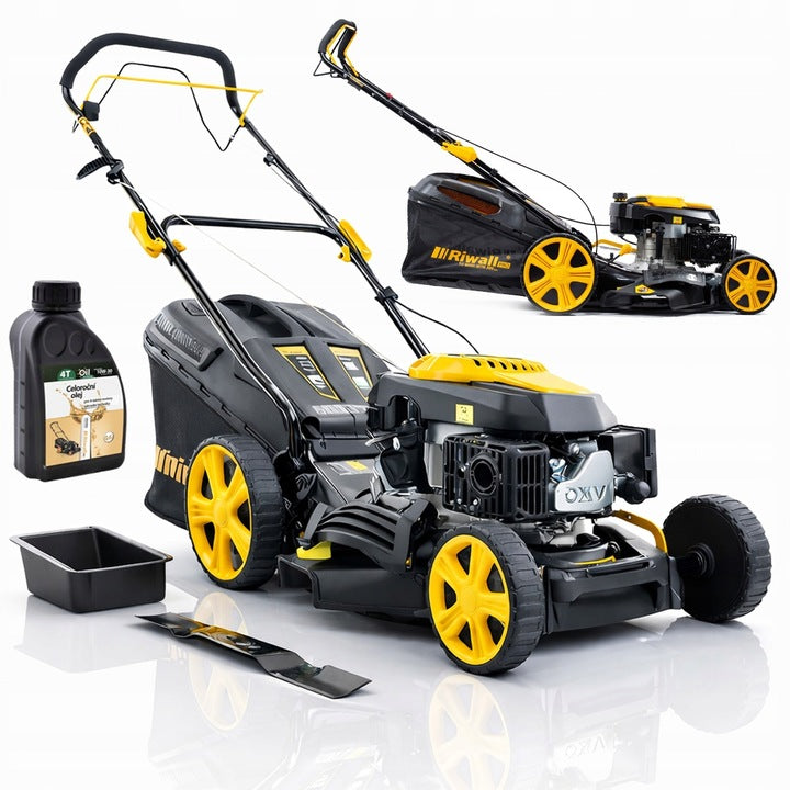Diesel mower with Riwall RPM 4735 52cm wheel drive 146 cm³ Manufacturer code RIWALL RPM 4735 MULCZOWANIE