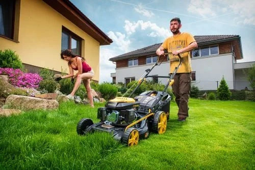 Diesel mower with drive Riwall 51 cm RPM 5135 146 cm engine 65l Brand Riwall