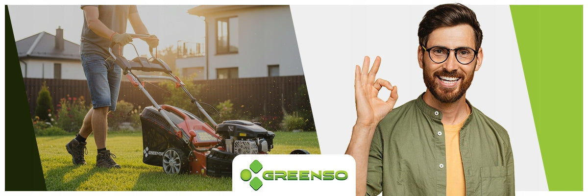 Diesel mower with drive power 3,6 HP width 46 cm Greenso KS46-G150NE Basket capacity 50 l
