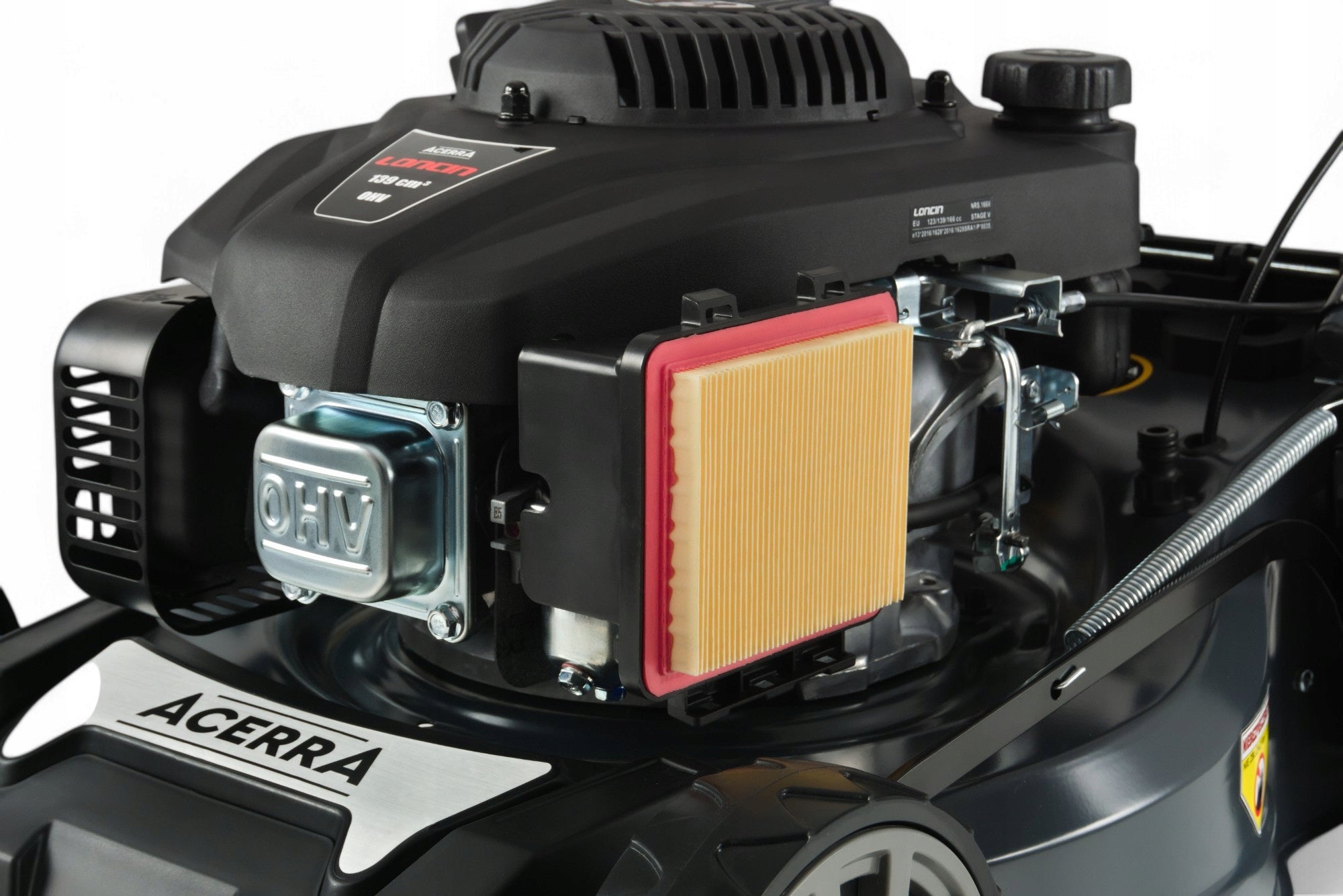 Diesel mower with electric starter and drive, Loncin / 46 cm Basket capacity 60 l