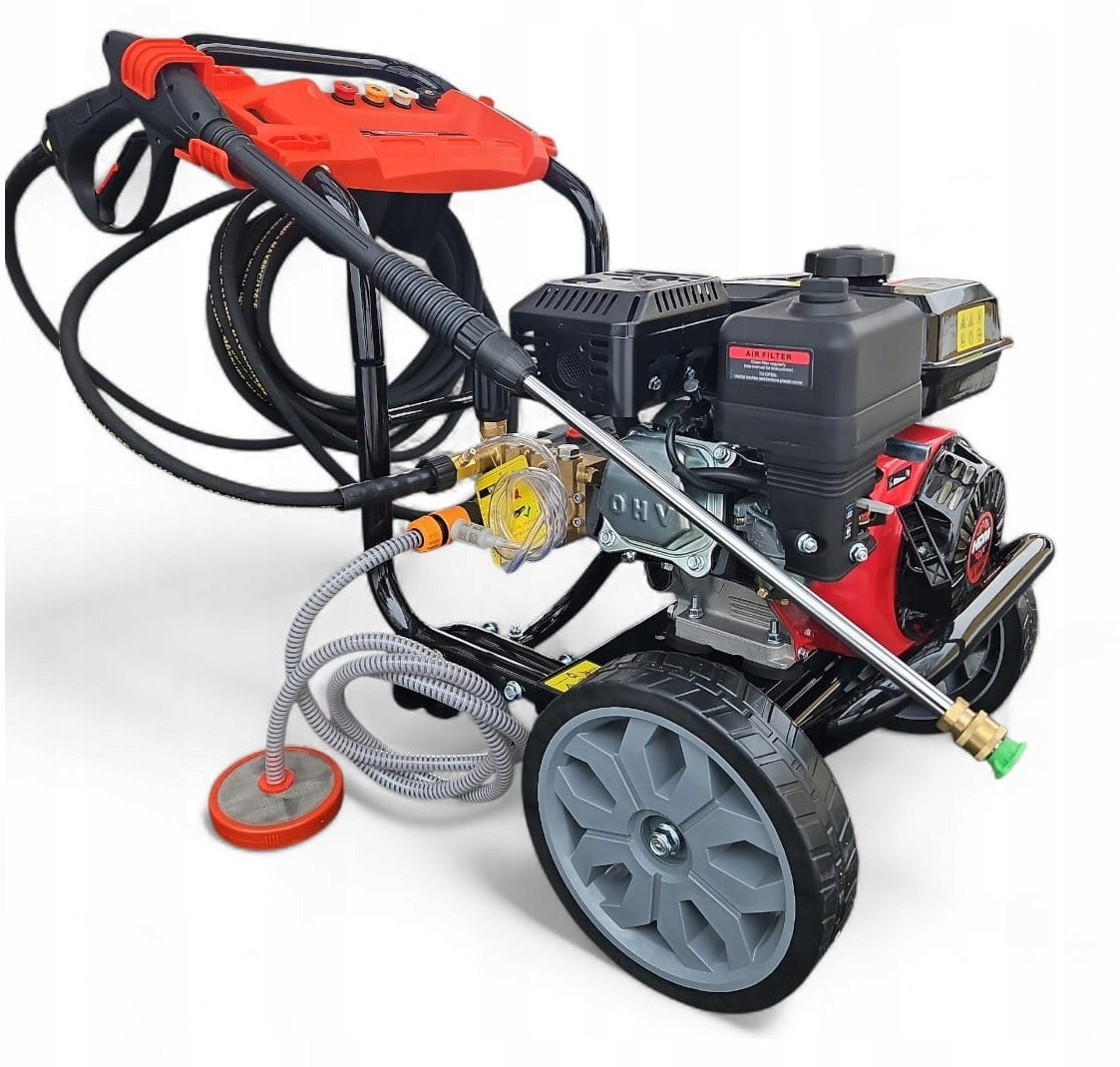 Diesel pressure washer 200bar connecting rod pump brass 8KM 5 x nozzles