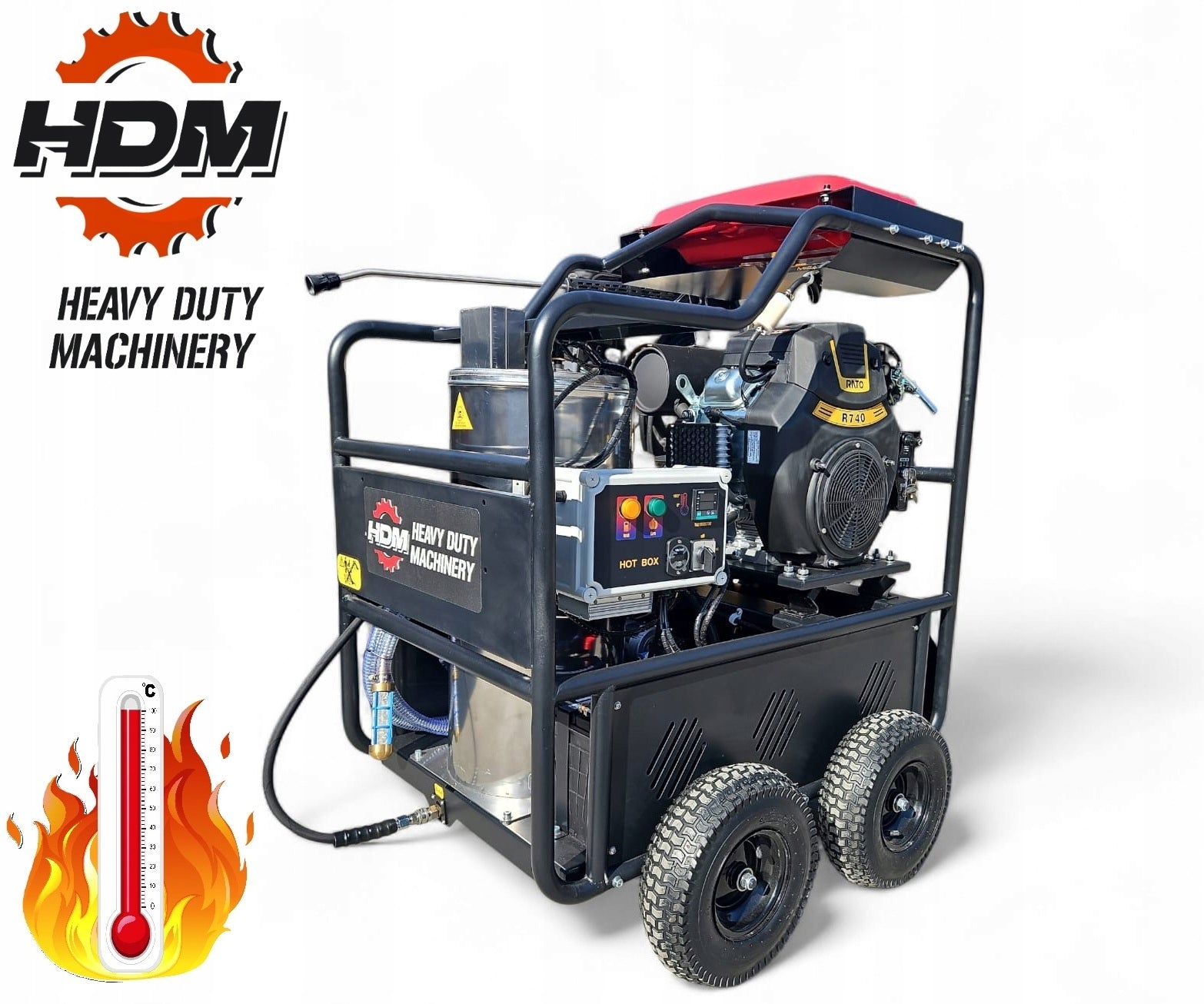 Diesel pressure washer HDM 350 bar 21L with RATO pump AR Strong