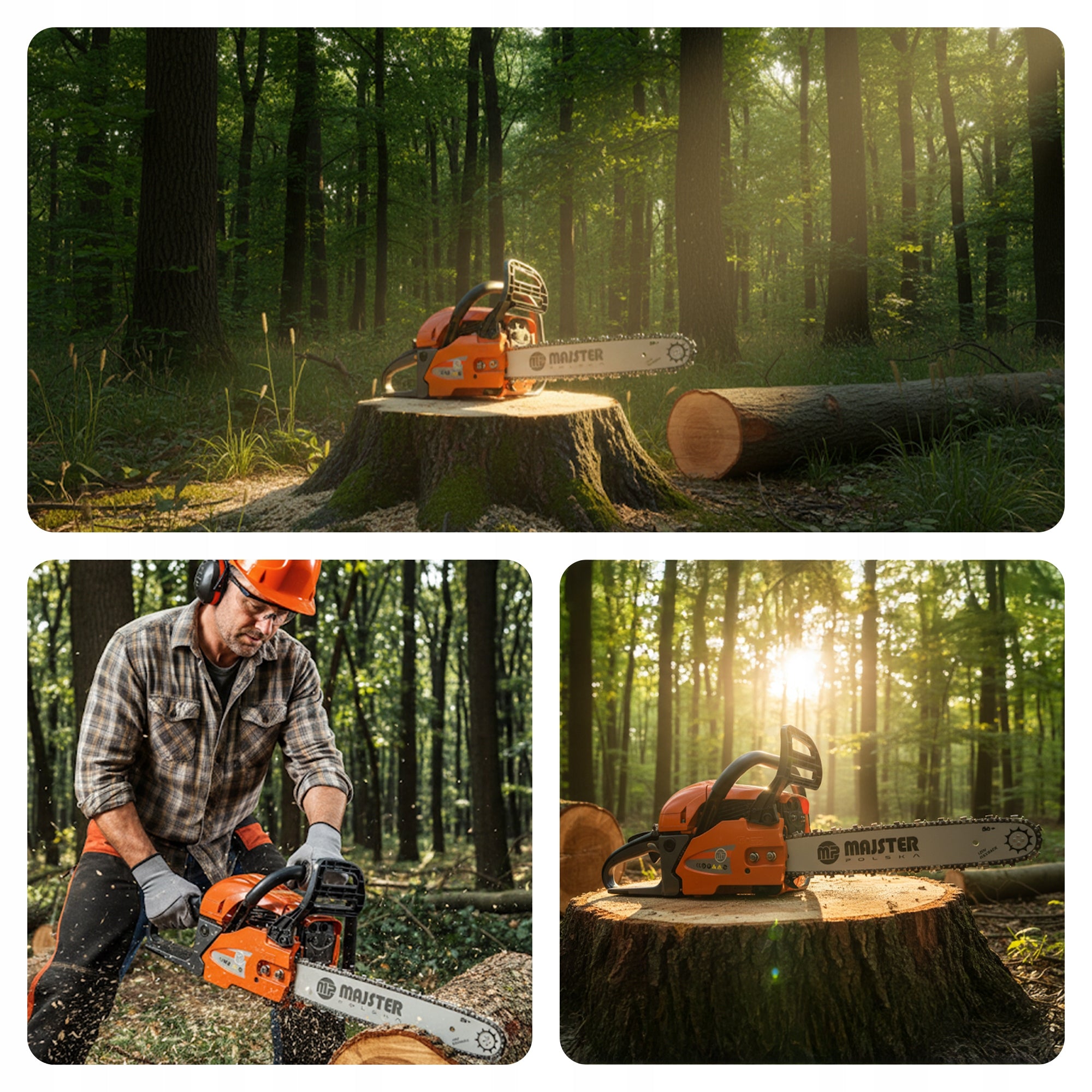 Diesel saw ALU carter chainsaw 5,7km 58cm3 2x chain/wire/Ole Packaging status original