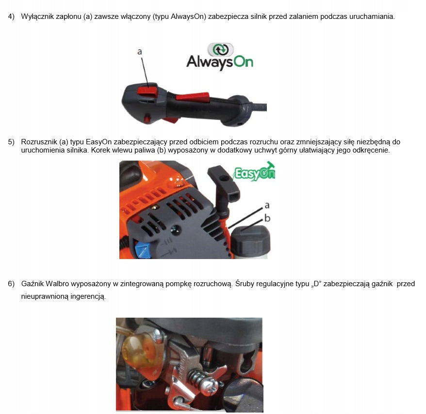 Diesel scythe Oleo-Mac Sparta 441 2,1 HP 130 cm 8 kg Manufacturer code OLEO MAC SPARTA 441T