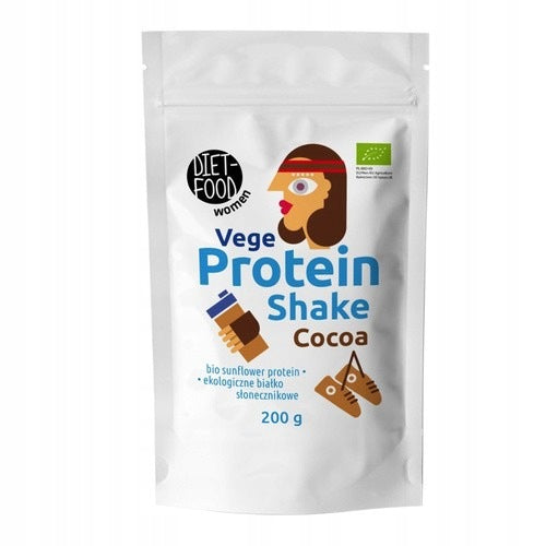 Diet-Food, Vege Shake Protein, Cocoa, 200 g