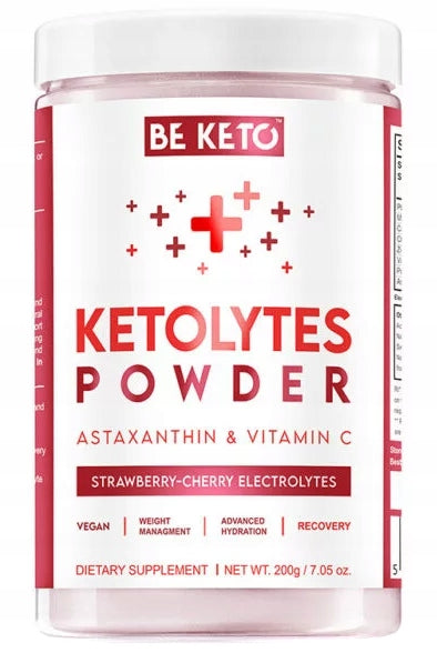 Dietary Supplement BeKeto Strawberry and Cherry Ketolytes 200 g