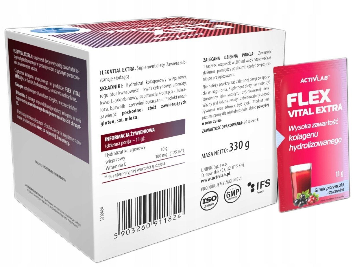 Dietary supplement ACTIVLAB Flex Vital Extra Currant-cranberry Brand Activlab