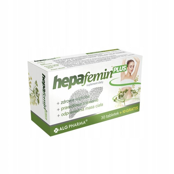 Dietary supplement Alg Pharma Hepafemin plus tablets 40 pieces