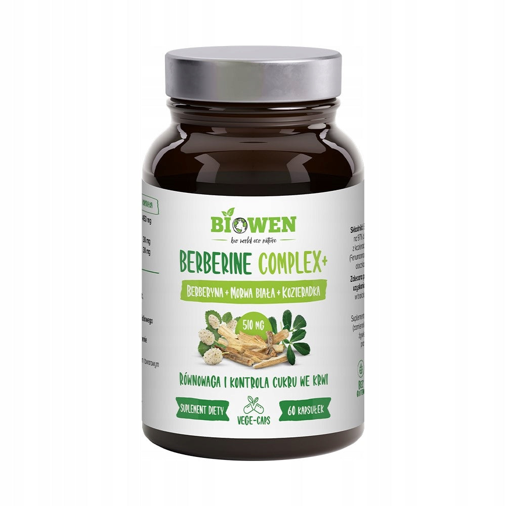 Dietary supplement Biowen Berberine 510 mg 60 vegan capsules