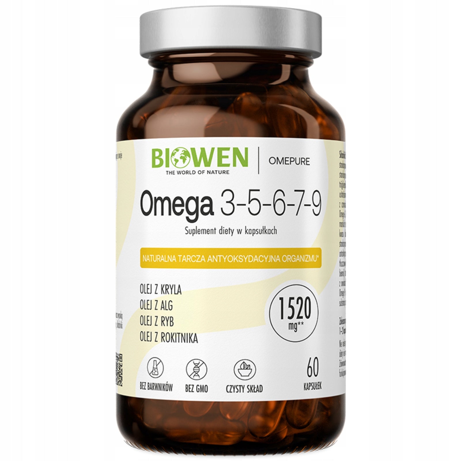 Dietary supplement Biowen Omega 3-5-6-7-9 60 capsules