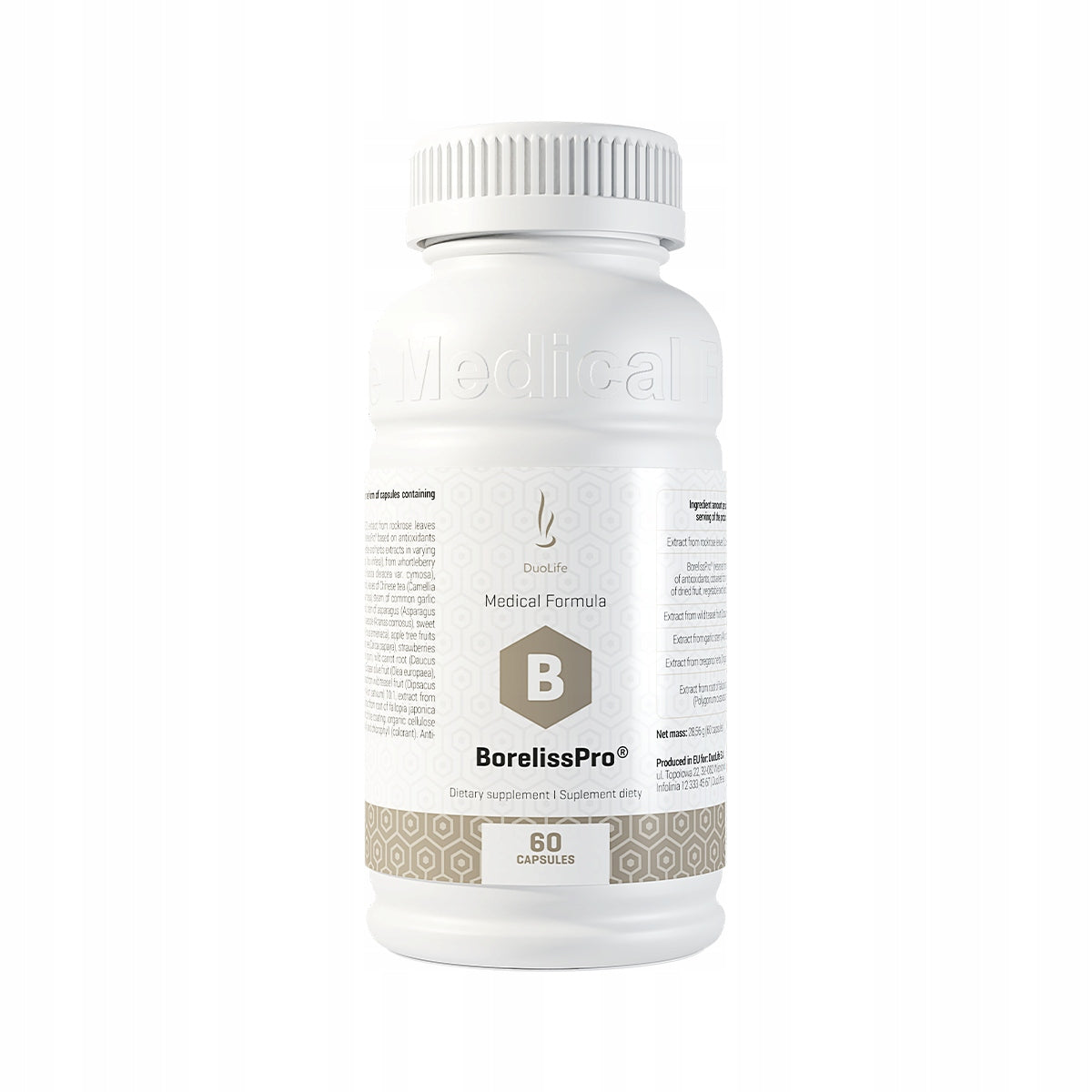Dietary supplement DuoLife BorelissPro Boreliss Pro Packaging status original