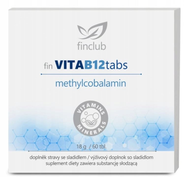 Dietary supplement Finclub Fin VitaB12tabs vitamin B12 tablets 60 pcs.