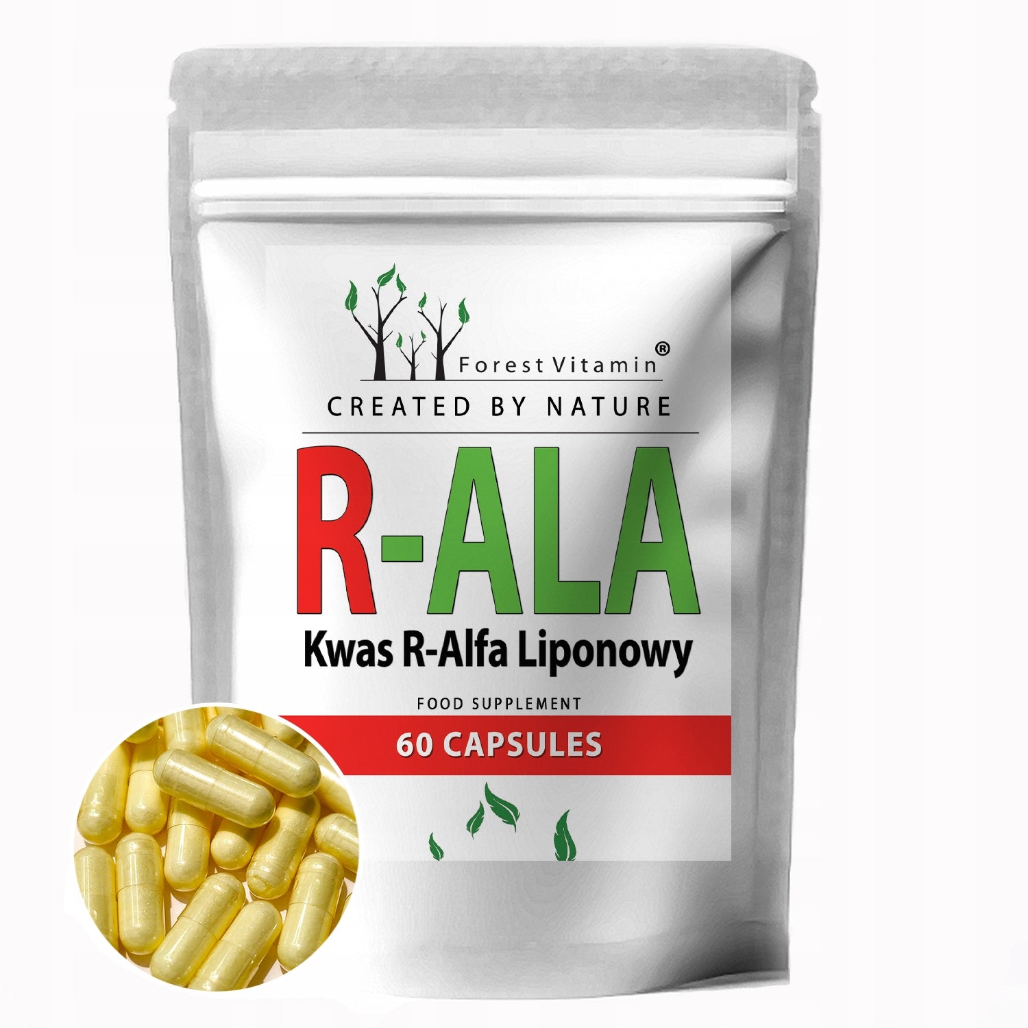Dietary supplement Forest Vitamin R-alpha lipoic acid 250 mg 60 capsules