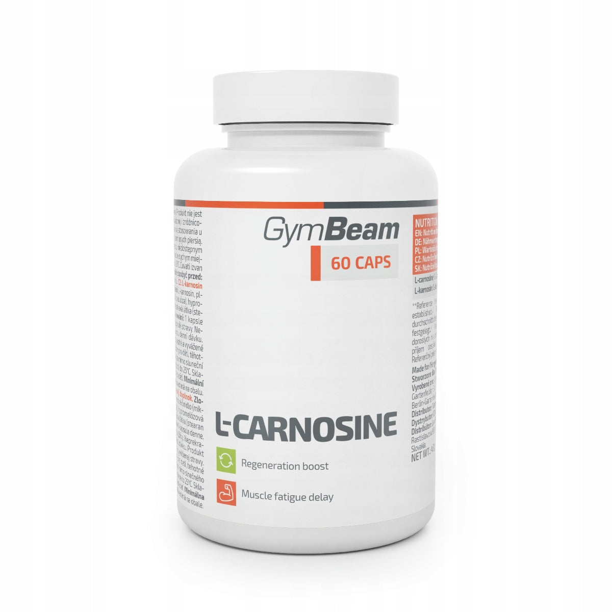 Dietary supplement GymBeam L-Carnosine capsules 60 pcs.