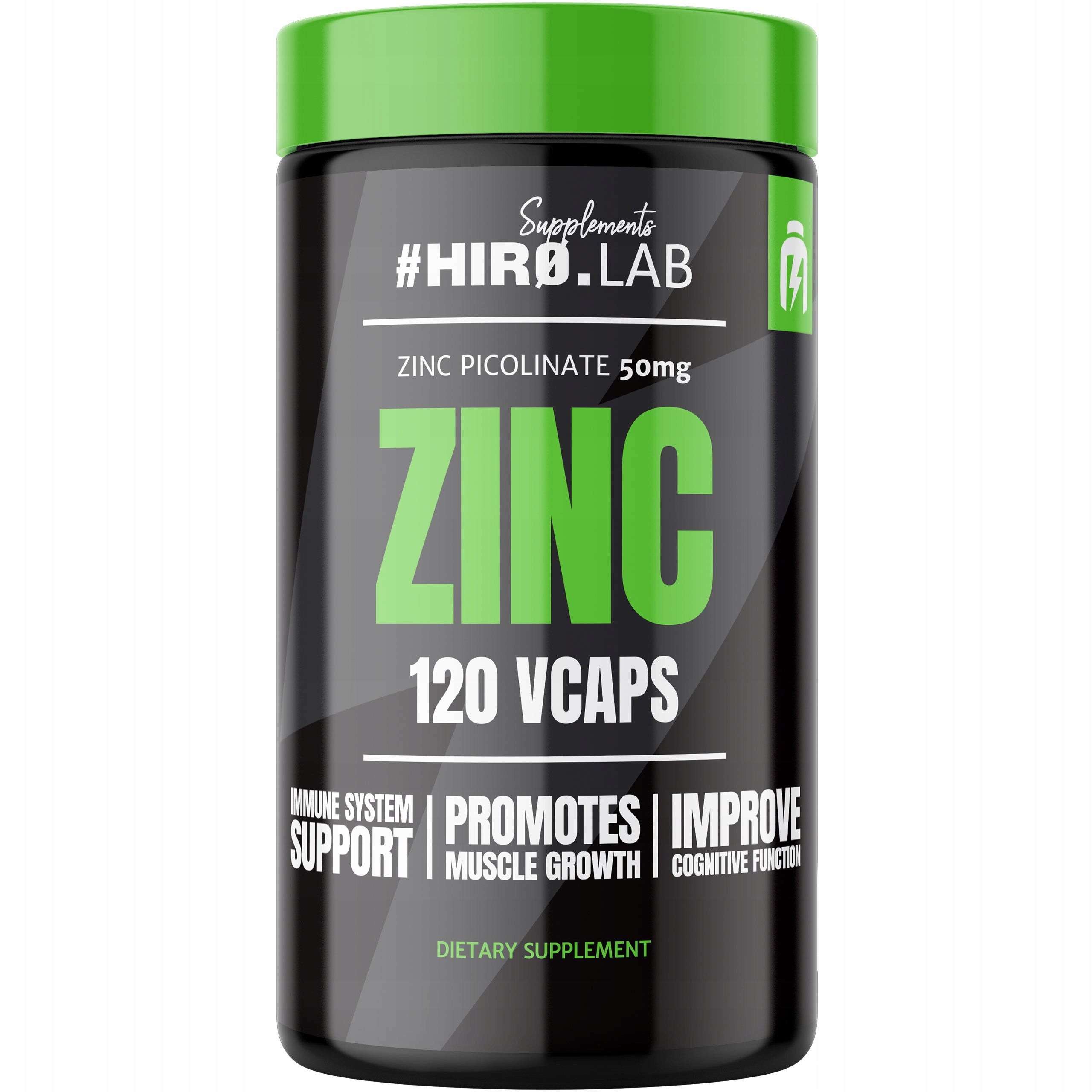 Dietary supplement HIRO.LAB zinc picolinate 120 vegan capsules