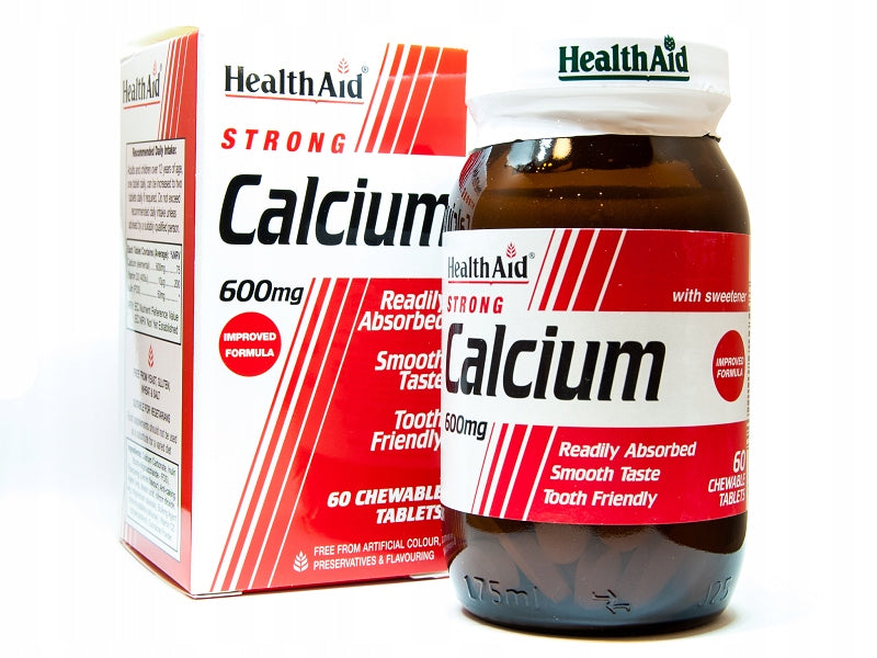 Dietary supplement Health Aid Calcium 600 mg calcium lozenges 60 pcs. Brand Health Aid