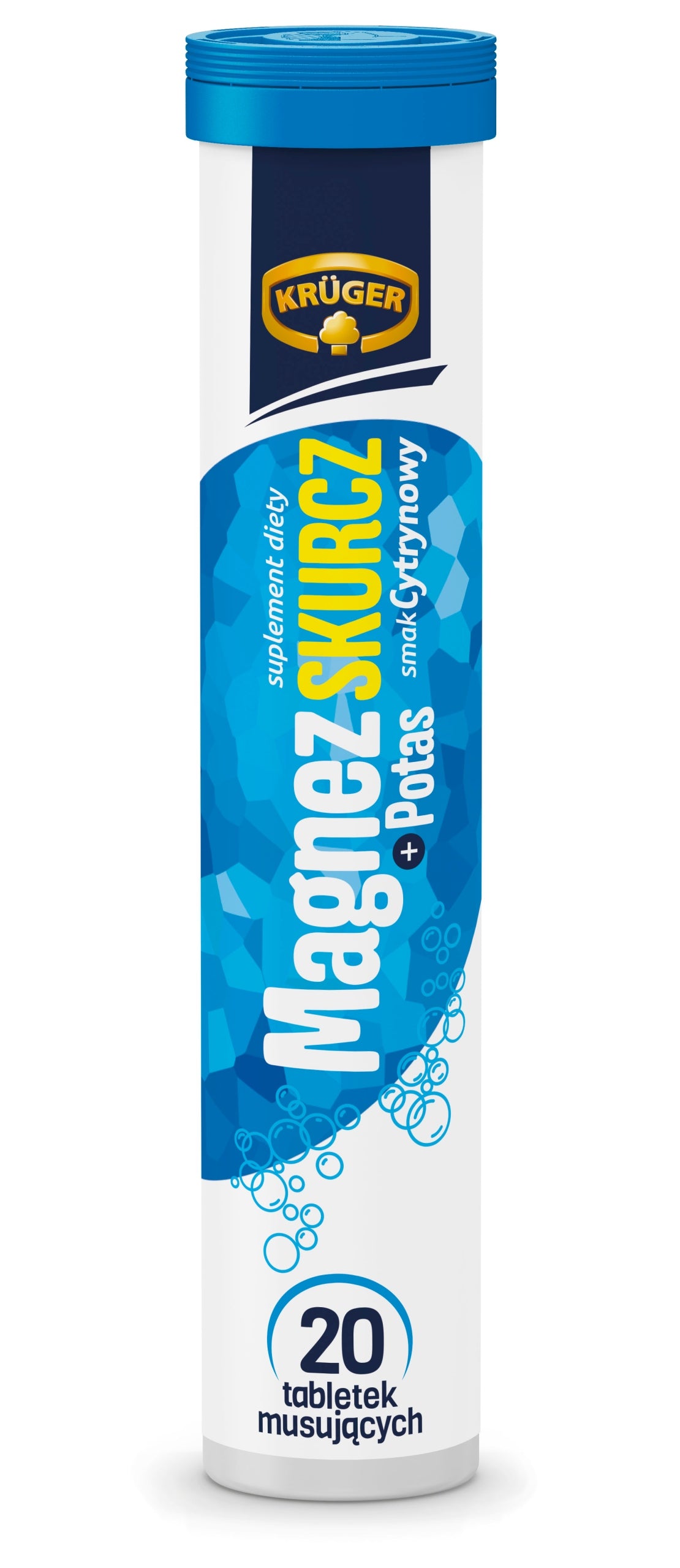 Dietary supplement Krüger Dietary supplement magnesium shrinkage + potassium lemon flavor Manufacturer code 5906204015480