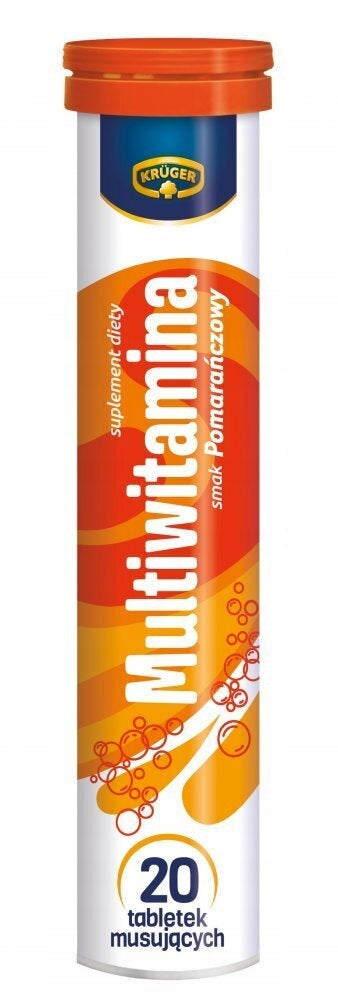 Dietary supplement Krüger Multivitamin orange flavor 90 g Manufacturer code 5901716913149