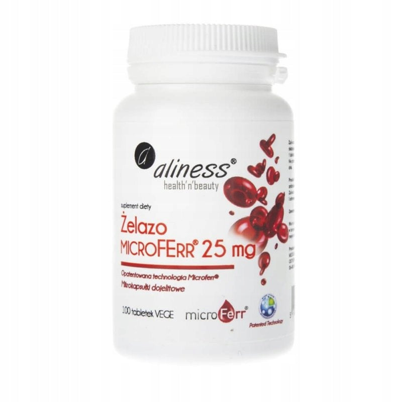 Dietary supplement Medicaline Organic iron MicroFerr 25 mg - tabl100 pcs.