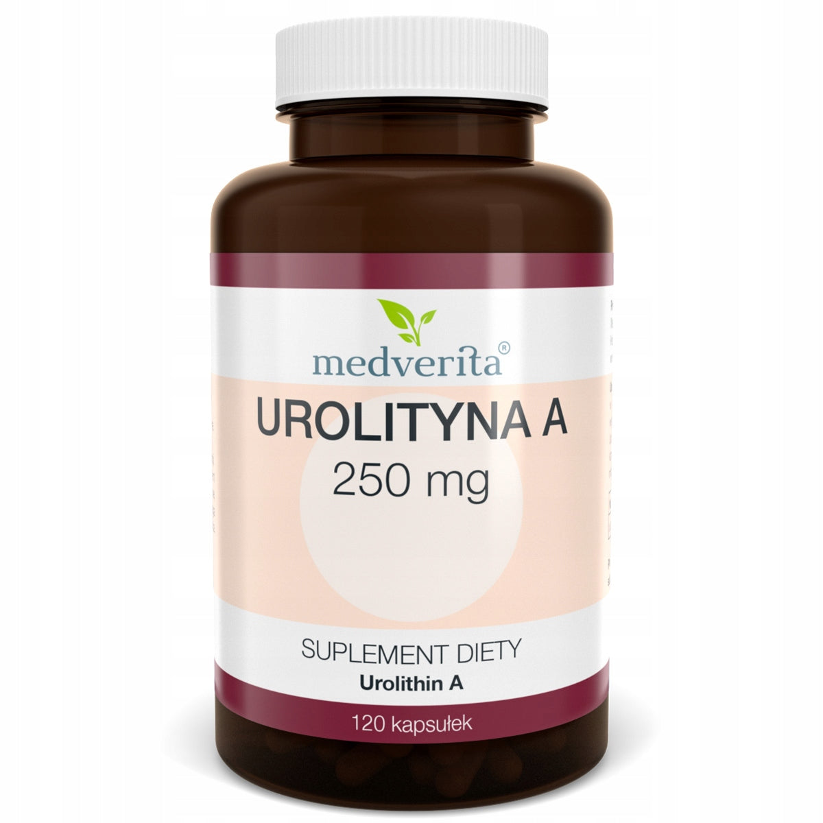 Dietary supplement Medverita Urolithin A 250 mg - 120 capsules