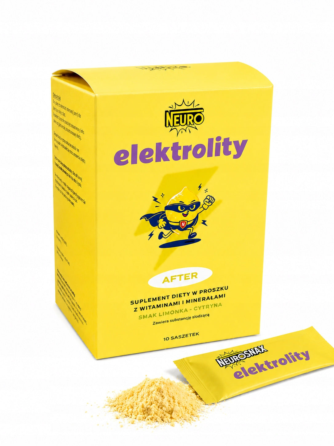 Dietary supplement Neuro Elektrolity After lime-lemon 10 sachets Brand no brand