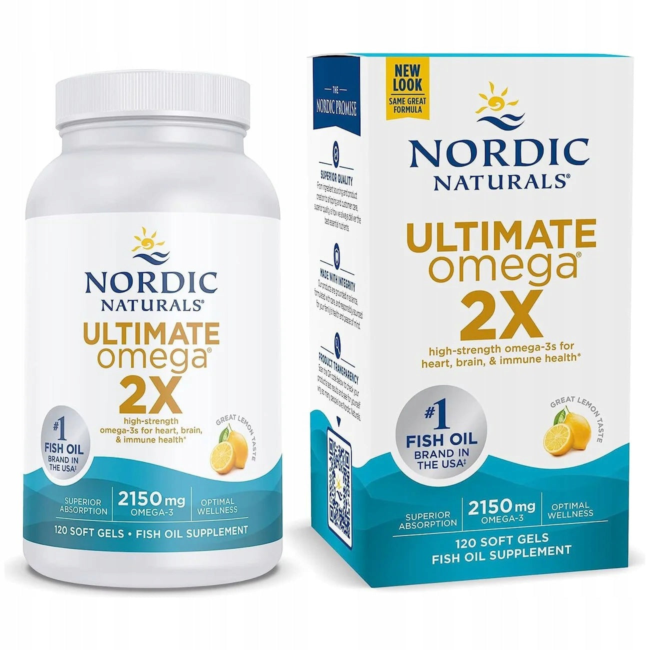 Dietary supplement Nordic Naturals omega-3 2150mg lemon 120 kaps.