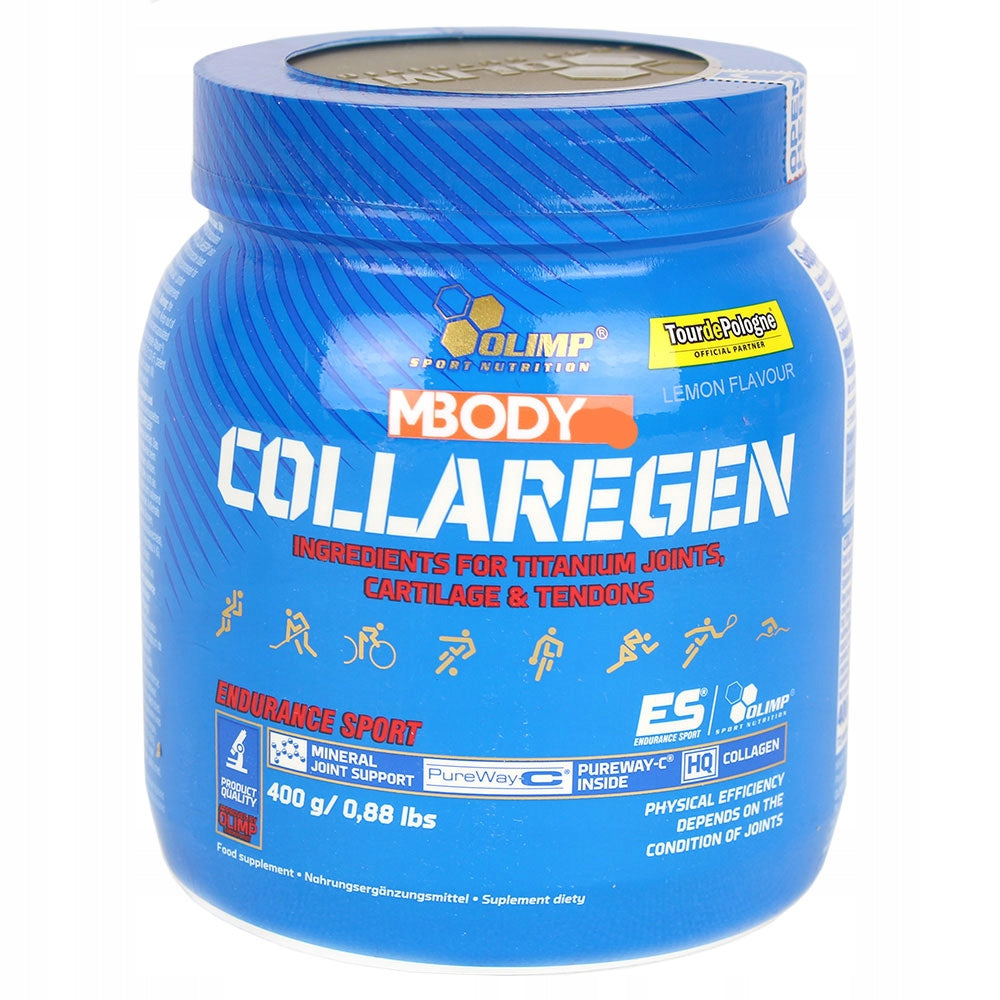 Dietary supplement Olimp collagen powder orange 400 g without sugar