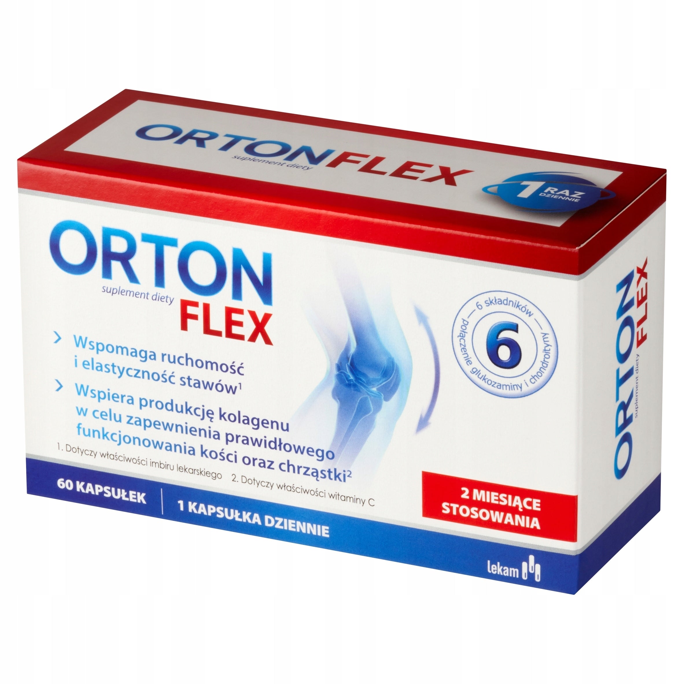 Dietary supplement Orton Flex 60 capsules glucosamine tasteless Name Orton Flex
