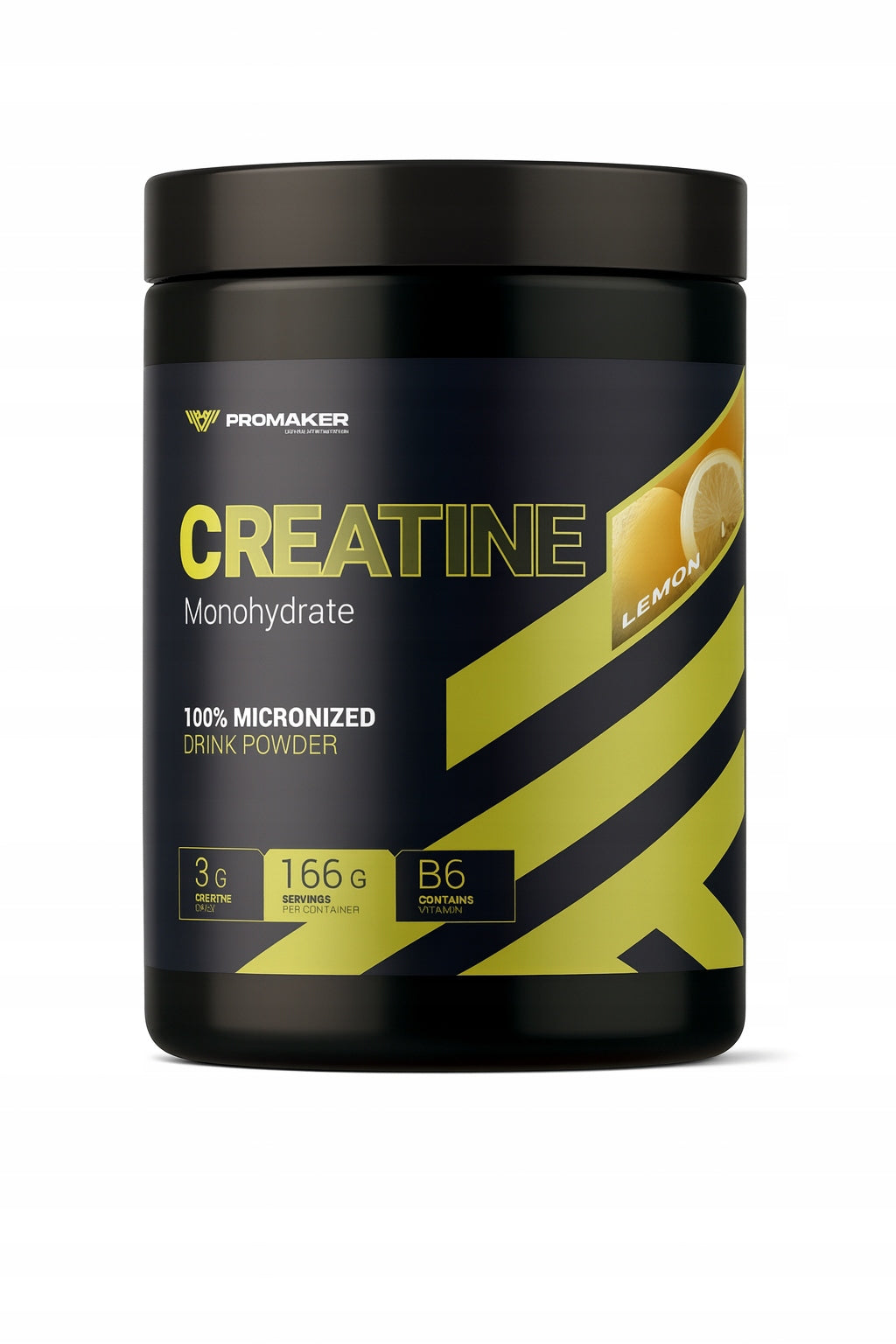 Dietary supplement PROMAKER Creatine Lemon 500g Expiration date not specified