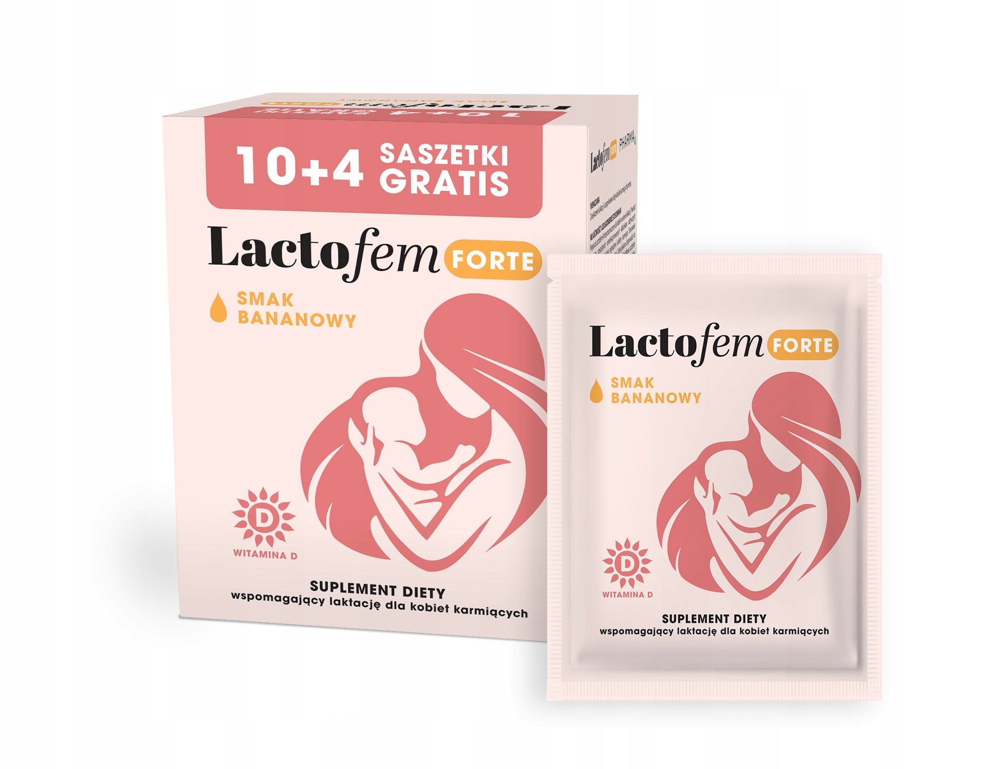 Dietary supplement Pharma Dot Lactofem Forte banana flavor 14 sachets x3