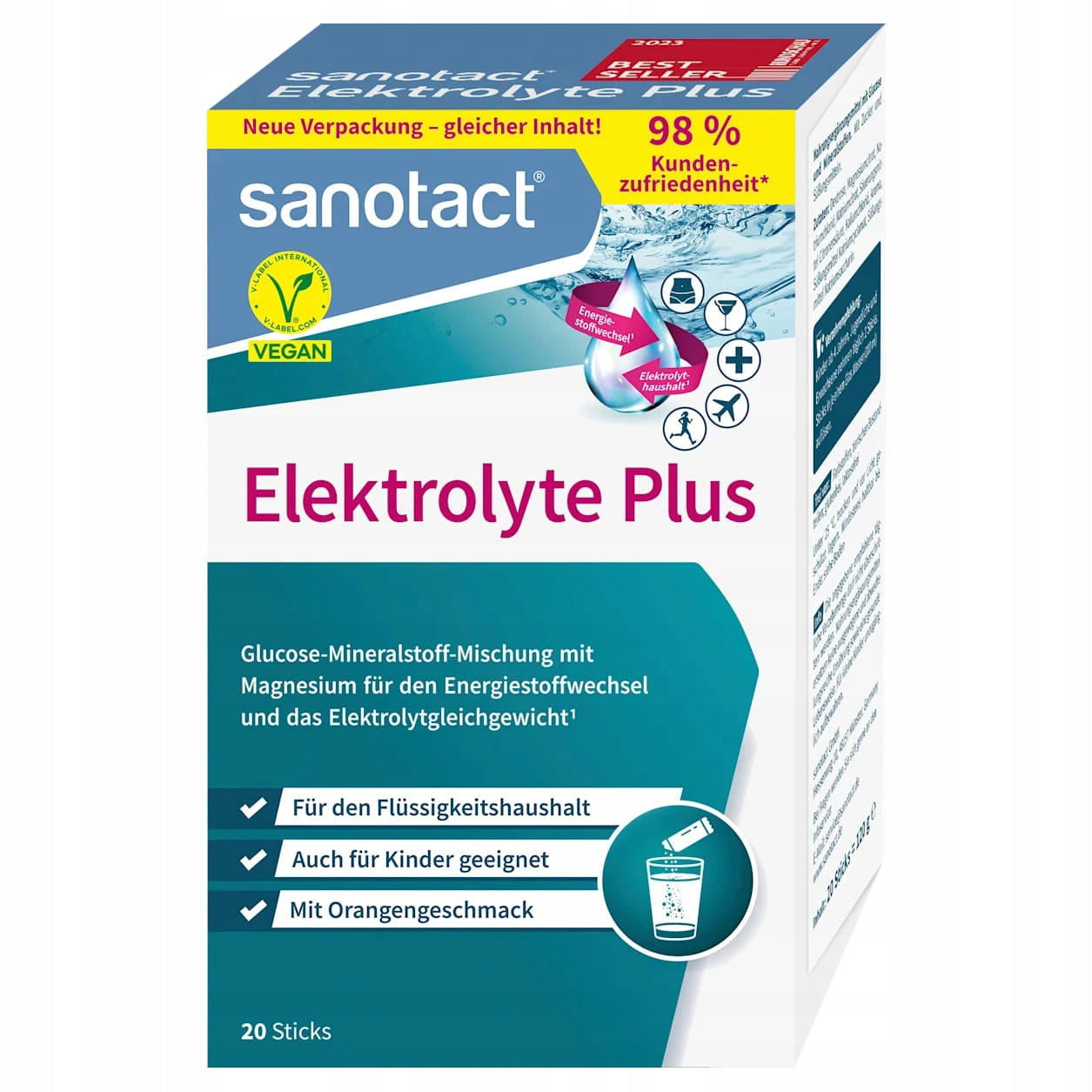 Dietary supplement Sanotact Electrolyte Plus 20 sachets
