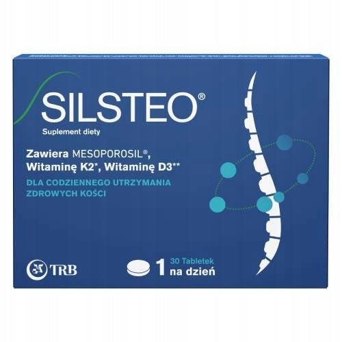 Dietary supplement Silsteo silicon vitamin D3 vitamin K2 30 tablets