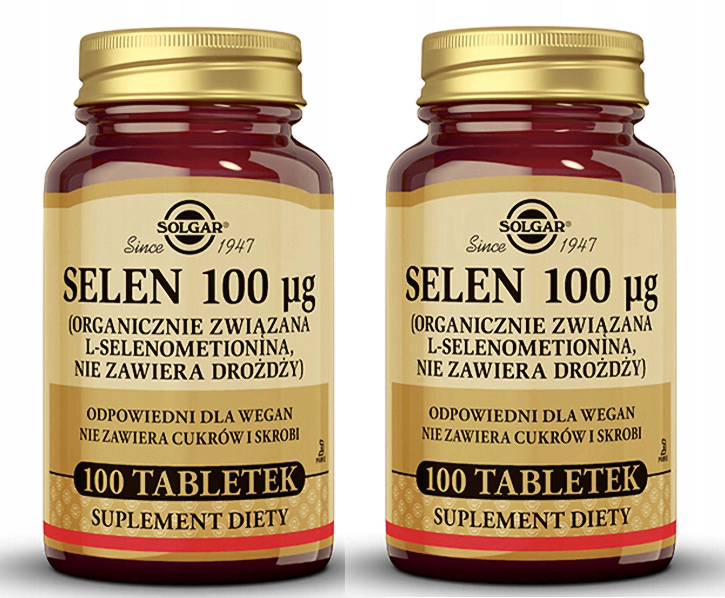 Dietary supplement Solgar Selenium hair and nails 100 mcg 100 tablets x2