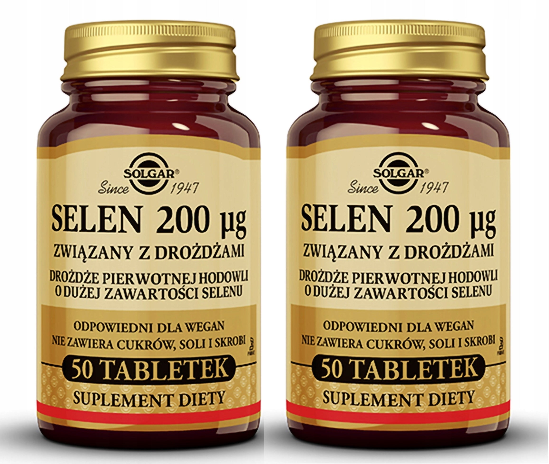 Dietary supplement Solgar Selenium hair and nails 200 mcg 50 tablets x2