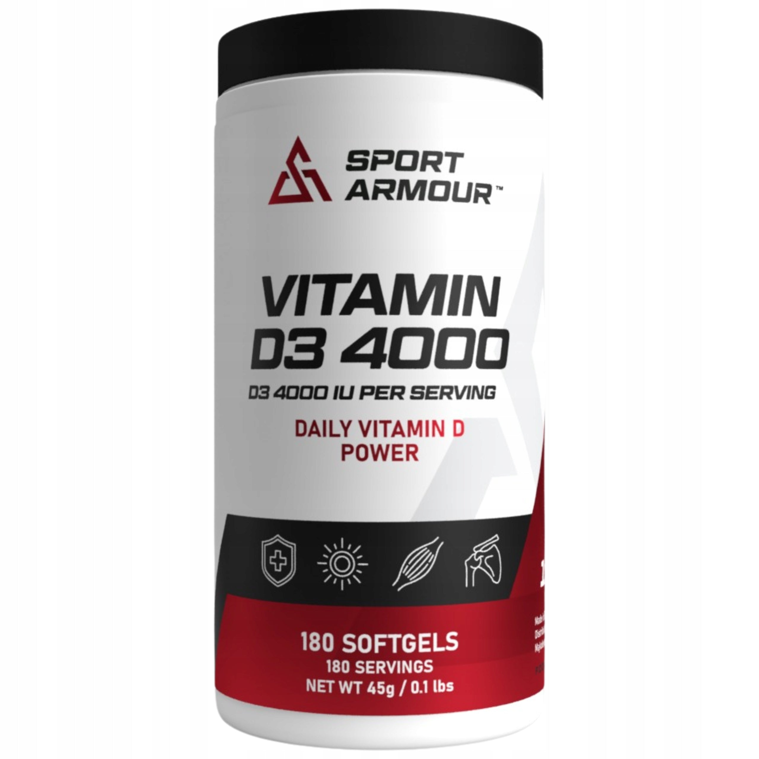 Dietary supplement Sport Armour Vitamin D3 4000 180 capsules