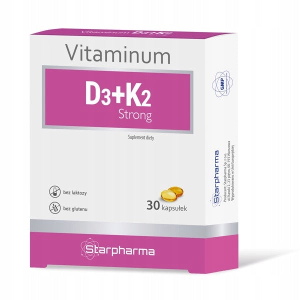 Dietary supplement Starpharma Vitaminum D3 + K2 Strong 30 capsules
