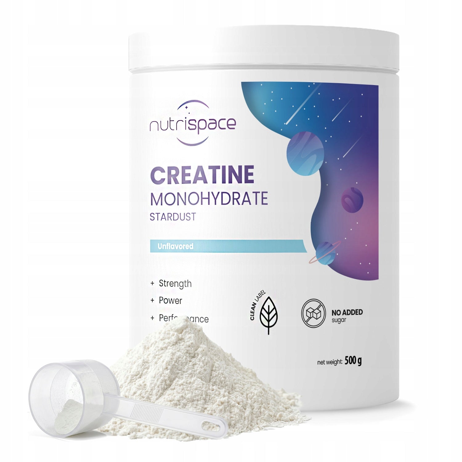 Dietary supplement nutrispace creatine Stardust 500g neutral taste