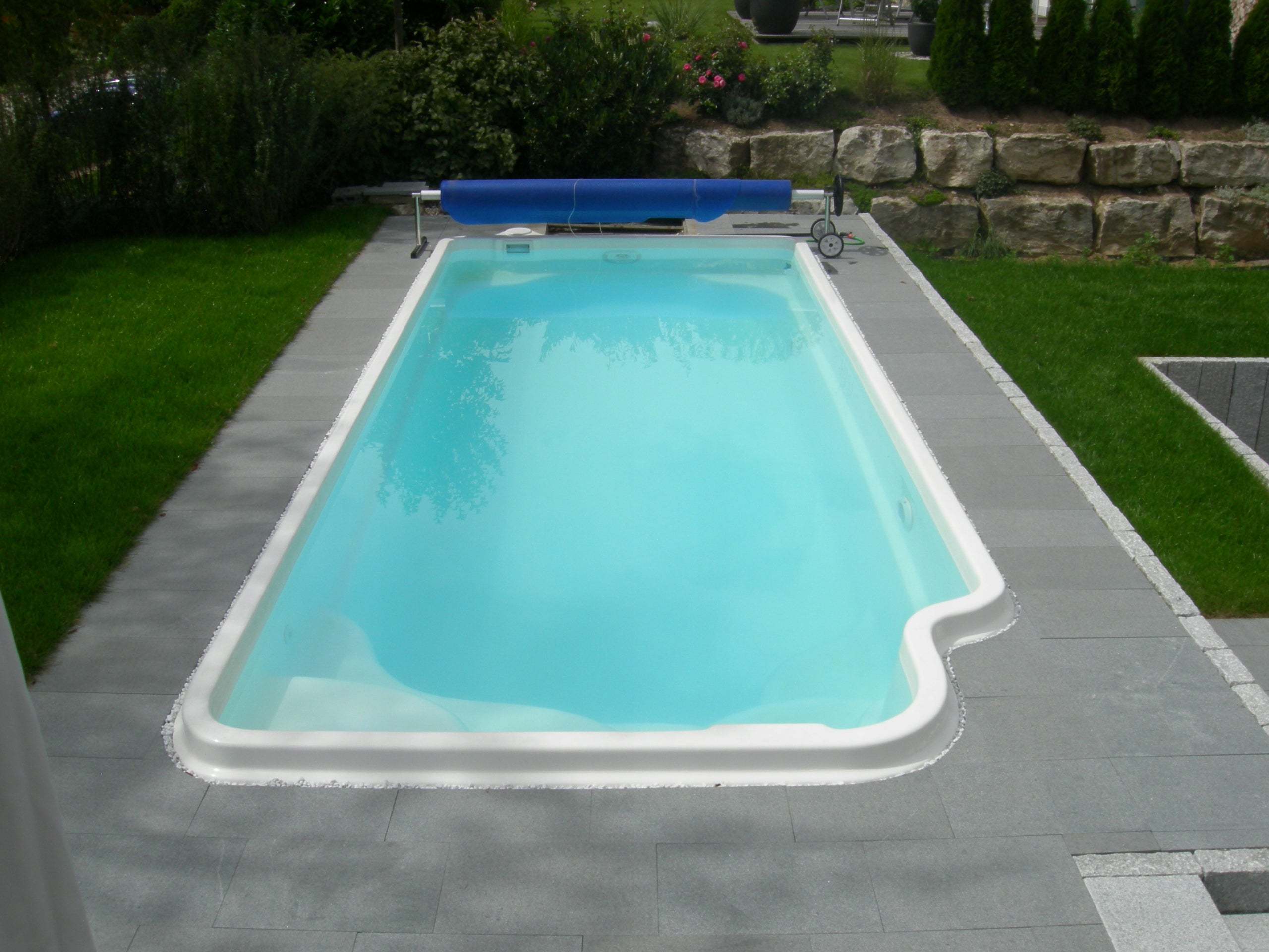 Digging pool 5,18 x 2,75 x 1,30 polyester garden SET Height 130 cm