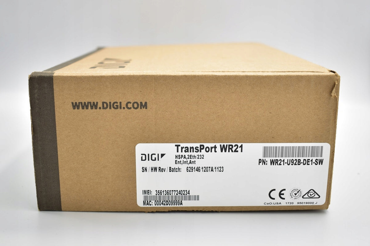 Digi TransPort WR21 router Manufacturer Digi