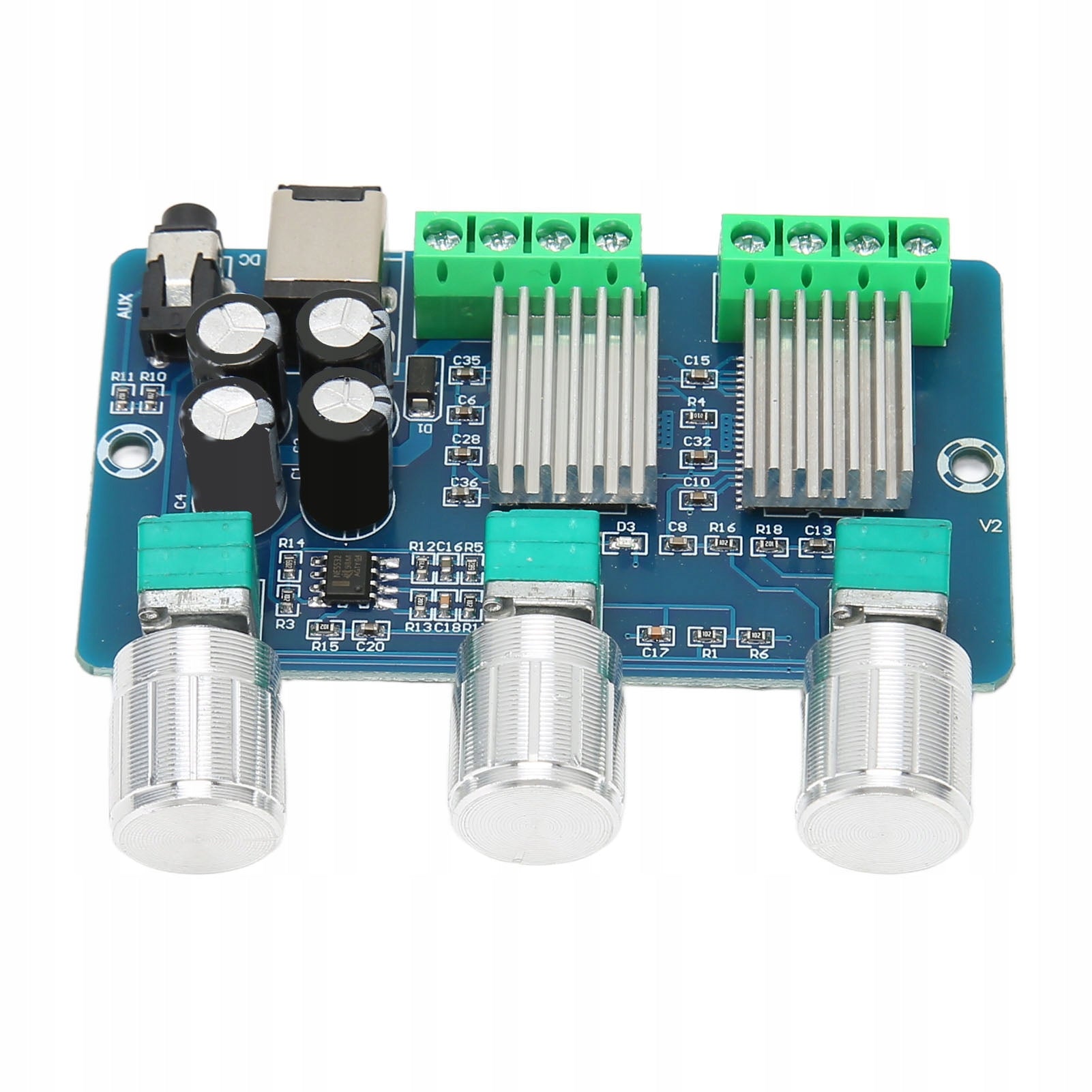 Digital Asks DC Power Amplifier 12V 2.1 Kana Stereo Digital VE