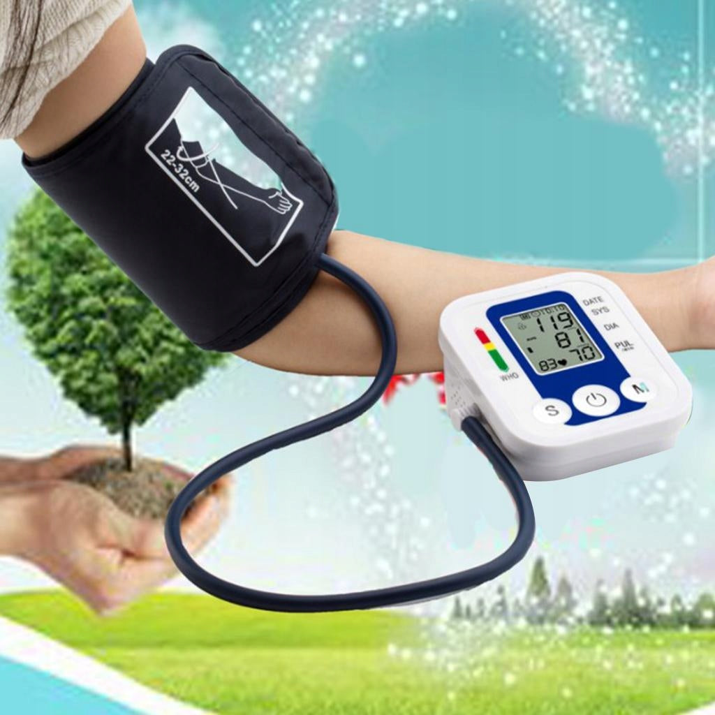 Digital Automatic Upper Arm and with Blue Medical device no
